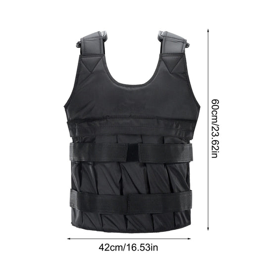 Exercise Weighted Vest for Women and Men Adjustable Weight 20Kg Sports Training Fitness Vest Running Training Slow Running Walking !