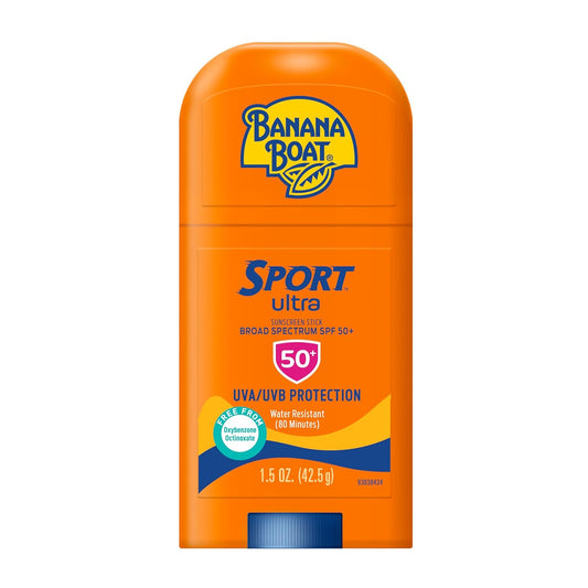Sport Ultra Sunscreen Stick SPF 50, 1.5Oz | Travel Size Sunscreen, Mini SPF Stick Sunblock, Oxybenzone-Free, 1.5Oz